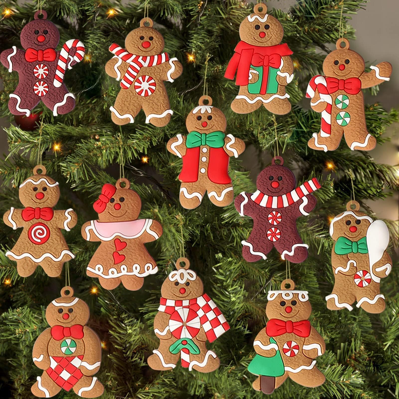 Christmas gingerbread man pendant