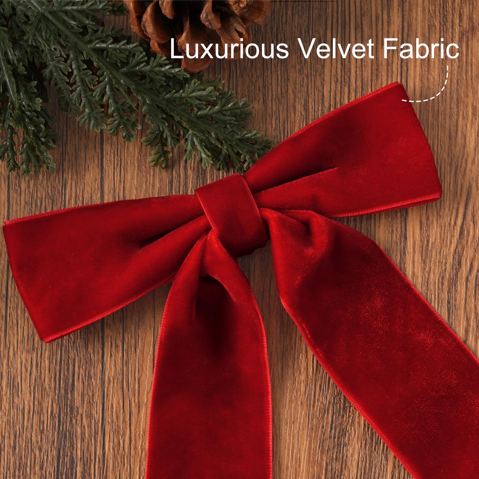 Christmas decoration velvet bow knots