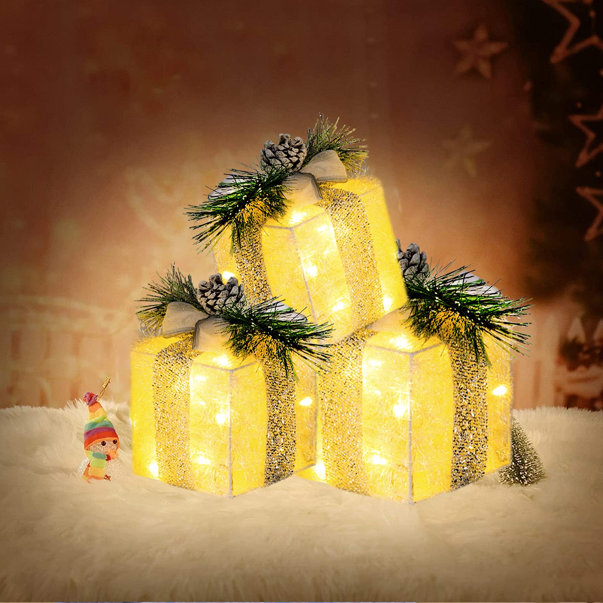 Christmas decoration gift set (three-piece set)