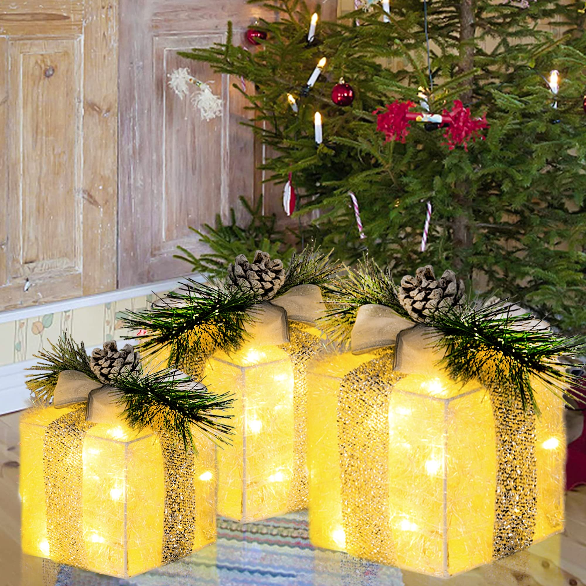 Christmas decoration gift set (three-piece set)