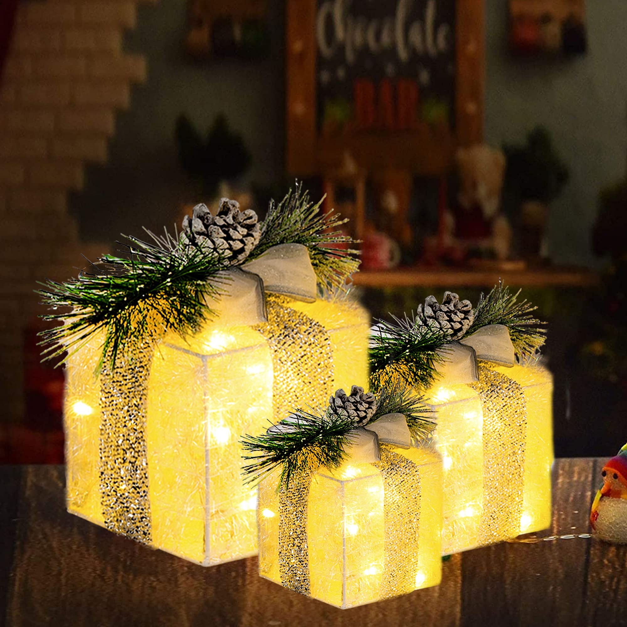 Christmas decoration gift set (three-piece set)