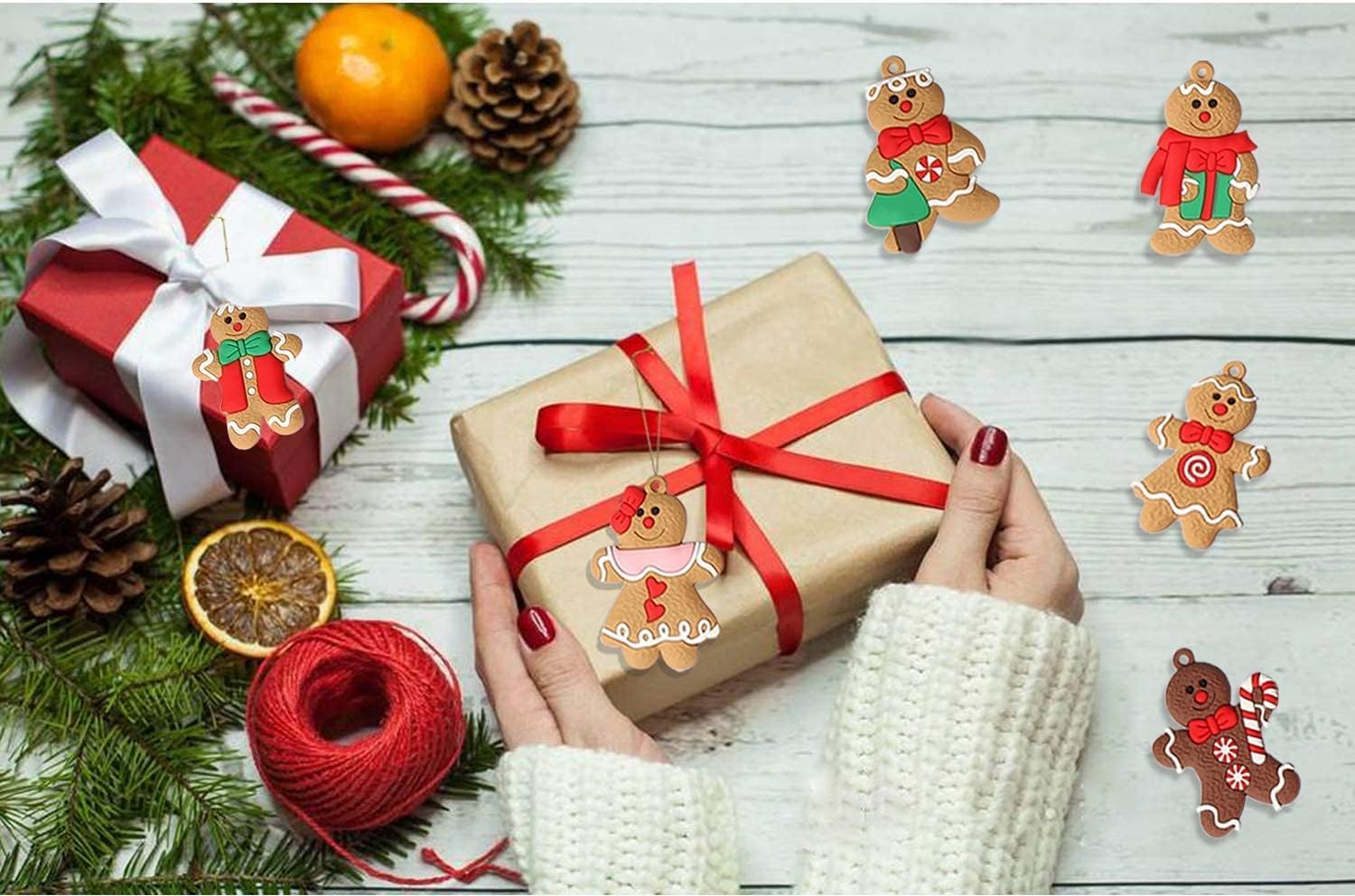 Christmas gingerbread man pendant