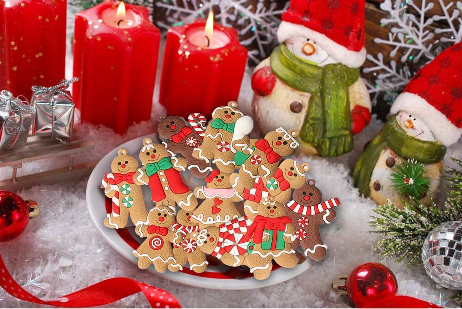 Christmas gingerbread man pendant