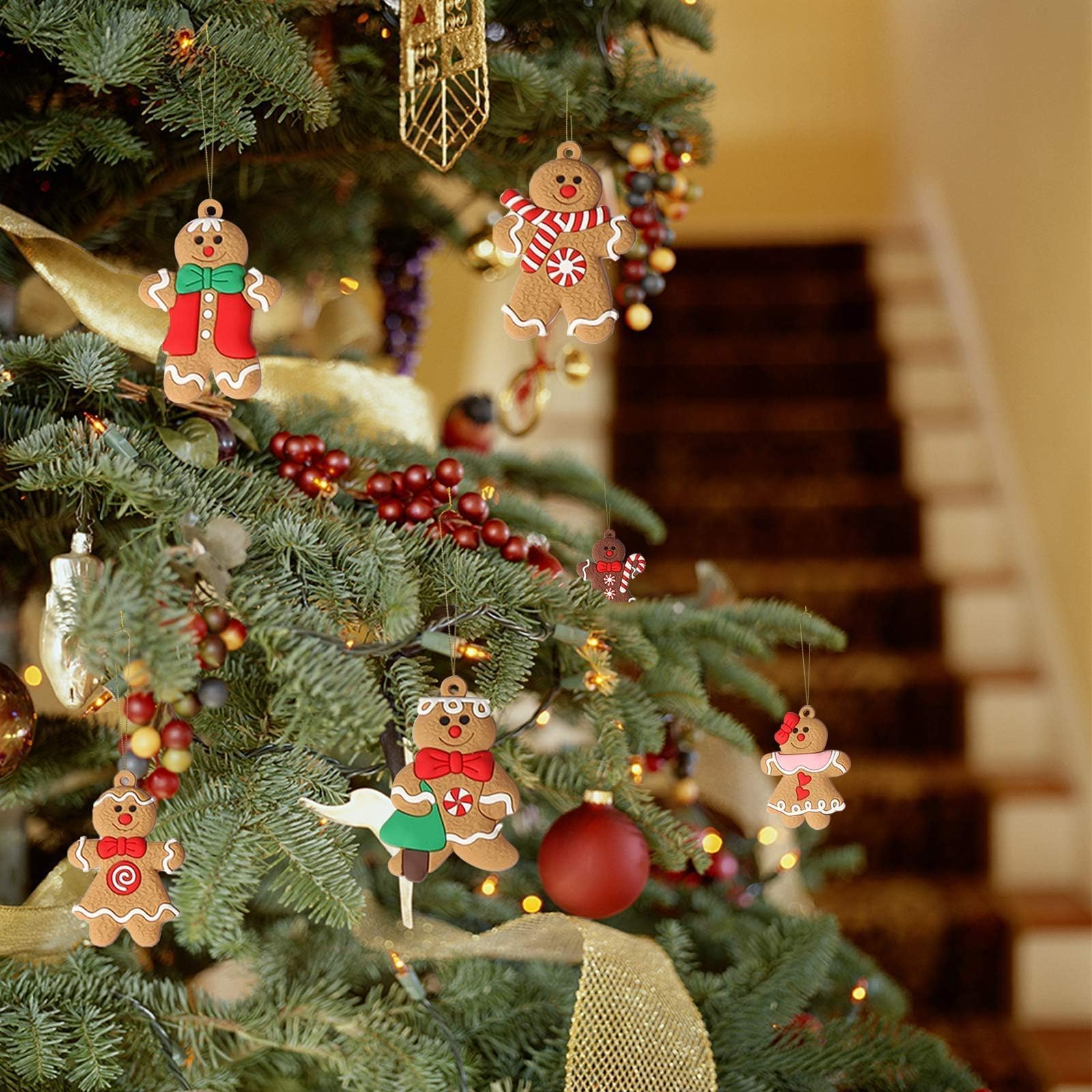 Christmas gingerbread man pendant