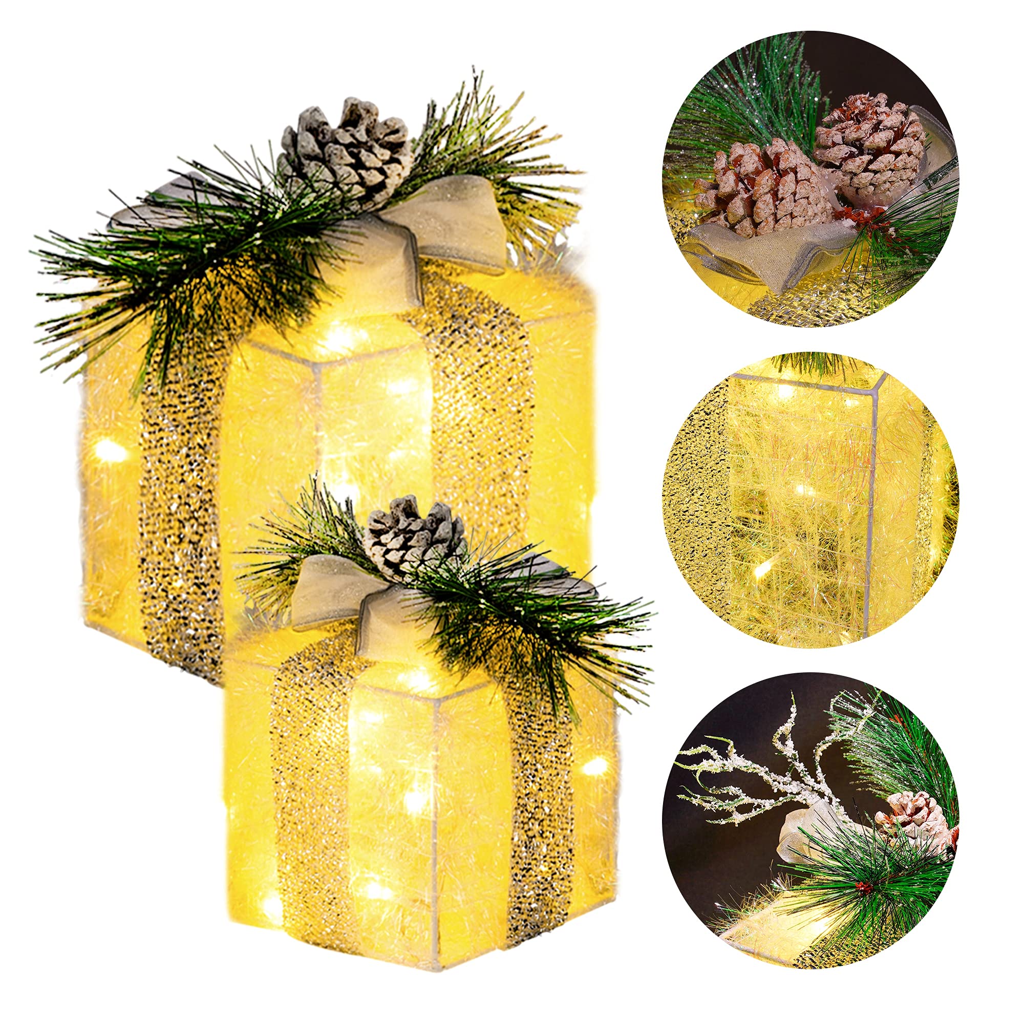 Christmas decoration gift set (three-piece set)