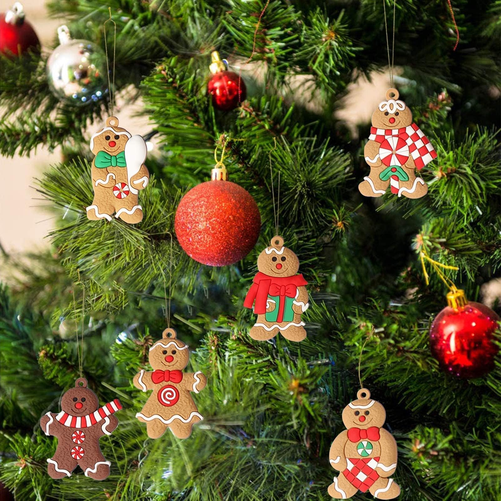 Christmas gingerbread man pendant